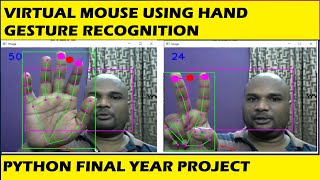 Virtual Mouse using Hand Gesture Recognition | Python Final Year Project