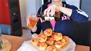 Only time to open a beer and the pizza muffins are ready! # 889