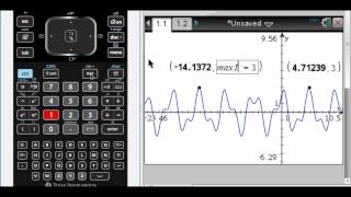 TI-Nspire Finding maximums, minimums, and storing values