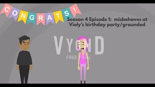 Brandon misbehaves at Violy's birthday party/SUPER GROUNDED