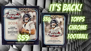 🚨 2024 Topps Chrome Football 🏈 2 Mega Boxes & 2 Blaster Boxes ** Auto + JD5 Hits!! **