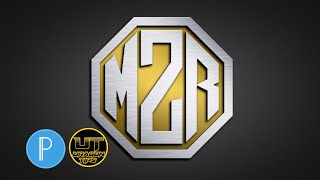 MZR Logo Design Tutorial in PixelLab || Uragon Tips