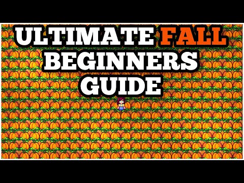 Stardew Valley: Ultimate Beginner's Guide to FALL | New Game Tips and Tricks EP3