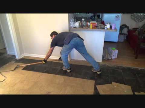 The easiest way to remove vinyl floor tiles The easiest way to remove vinyl floor tiles