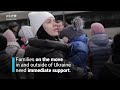 Children and families escaping conflict in Ukraine