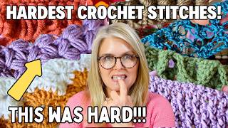 The 10 HARDEST Crochet Stitches: Ranked from EASIEST to HARDEST