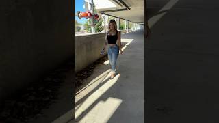 Saying hi in the parking garage 😊 #short #shorts #shortvideo #shortsfeed