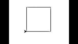 how to draw square in python using turtle