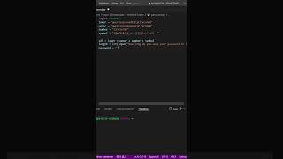 Python random password generator In one Line of code! #shorts