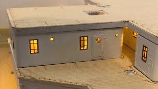 Titanic Trumpeter 1/200 model LED and Fibre Optics for part M4  Pontos Part A09 how to.