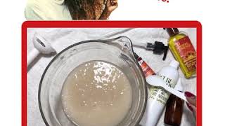 Flaxseed Hair Gel Benefits For Natural Black Curly Type 4c 4b 4a 3c 3b 3a DIY Recipe