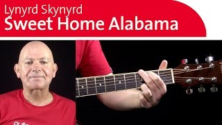 Sweet Home Alabama Guitar Lesson (Super Detailed)  - Riff 4