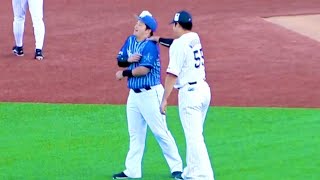 後輩の村上宗隆にいじられる牧秀悟w 横浜DeNAベイスターズ 2023/7/30