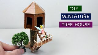 DIY Miniature Tree House #4 | How to make a simple Fairy House