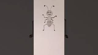 Easy ant drawing #ant drawing #shorts #trending #pencildrawing