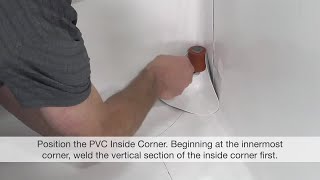 PVC Details: Pre-Molded Inside Corner Flashing (U-15A)