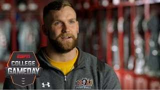 Bloomsburg University DE Findura shares experience as Marine Body Bearer | College GameDay