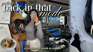 VLOG 🎥 | productive week in my life + getting back on track + xformer pilates + snow in texas \u0026 more