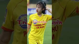 Top 4nữ cầu thủ xinh đẹp nhất làng bóng đá nữ viet nam #top5 #top10 #kpop #showbiz #shorts