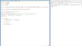 How to send packets with Python Socket Module
