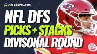 NFL DFS PLAYOFFS PICKS: DIVISIONAL ROUND DRAFTKINGS & FANDUEL TOP TARGETS & STACKS 1/13/21