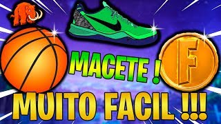 COMO FAZER EM SEGUNDOS COLETE 50 BOLAS DE BASQUETE 50 SAPATOS E 100 MOEDAS NO MODO CRIATIVO FORTNITE