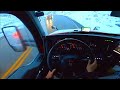 rookie drives 2,000 miles in dangerous icy mountains - POV Kenworth t680 [vlog #69] 👏👏