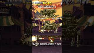 BOS MISSION 1 METAL SLUG X PS1 #gameplay #retrogaming #psx #metalslug #youtubeshorts #shorts