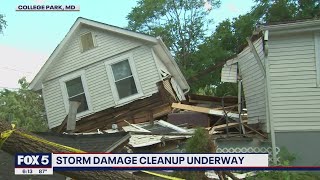 Storm damage cleanup underway across DC region | FOX 5 DC