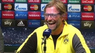 PK-Spaß! Dolmetscher imitiert Jürgen Klopp: "Weltklasse!" | Borussia Dortmund - FC Arsenal