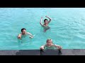 형 핸드폰 빠뜨린 다음ㅋㅋㅋ🐥 shinee in okinawa swimming