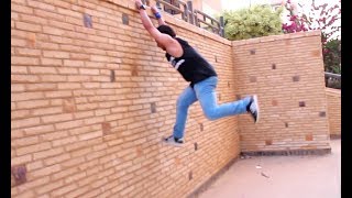 إزاي تطلع أي سور عالي بسهولة ؟ تعلم الباركور How to climb the high wall