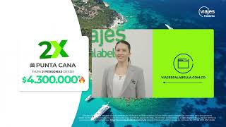 2X llegó a Viajes Falabella, paquetes para dos personas 🔥 Punta Cana desde $4.300.000* Aplica TyC.