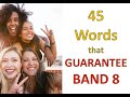 IELTS Vocabulary list | 45 Vocabulary, & synonyms to get Band 8 in writing , reading and speaking