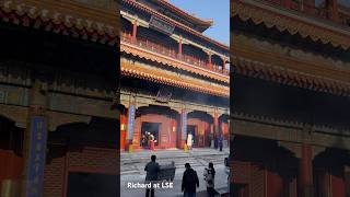 Lama Temple, is the most beautiful large monastery of Tibetan Buddhism in Beijing, China #tibetan