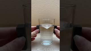 Water and  magnetic.#short video