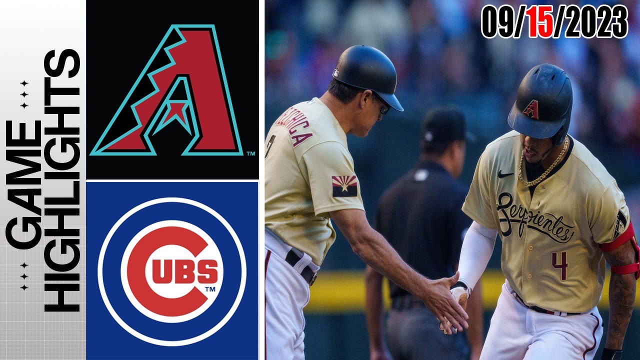 Arizona Diamondbacks Vs Chicago Cubs GAME HIGHLIGHTS [TODAY] September ...