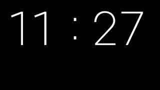 24 Hour clock (00:00 - 23:59)