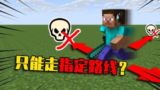 【我的世界-Minecraft】不朝指定方向走就会死？感受在MC等红绿灯的绝望