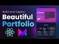 Build And Deploy a Modern Personal Portfolio with ReactJS and Animations | ReactJS Tutorial