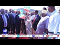 madaxweynaha somaliland iyo wafti uu hogaaminayo oo lagusoo dhaweeyay magaalada borama