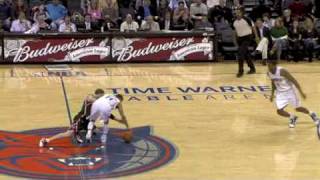 D J Agustin steal and Luke Ridnour Dunks vs Milwaukee Bucks