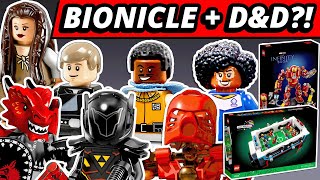 LEGO NEWS! Bionicle Returns! Dungeons & Dragons! $550 Hulkbuster! Ewoks! Classic Space! Foosball!