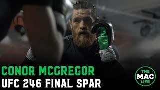 Conor McGregor's Final Spar for UFC 246 vs. Donald Cerrone