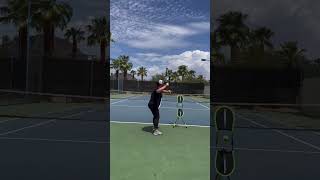 Use Junior Tennis Balls To Practice Topspin With The TopspinPro