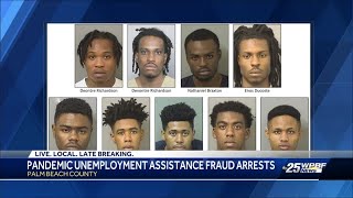 Nine arrests made in $550K unemployment benefits fraud operation covering multiple states