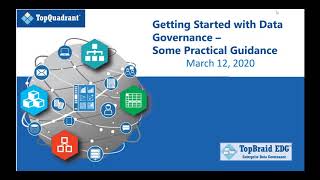 Getting Started with Data Governance – Some Practical Guidance