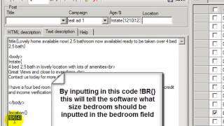 Basis Ad Setup For Cl Auto Posting Software - CLAPoster