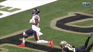 Javon Wims misses a WIDE-OPEN touchdown - Chicago Bears vs New Orleans Saints