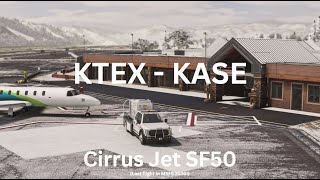 KTEX - KASE Cirrus Jet! Last Flight, Of Msfs2020!